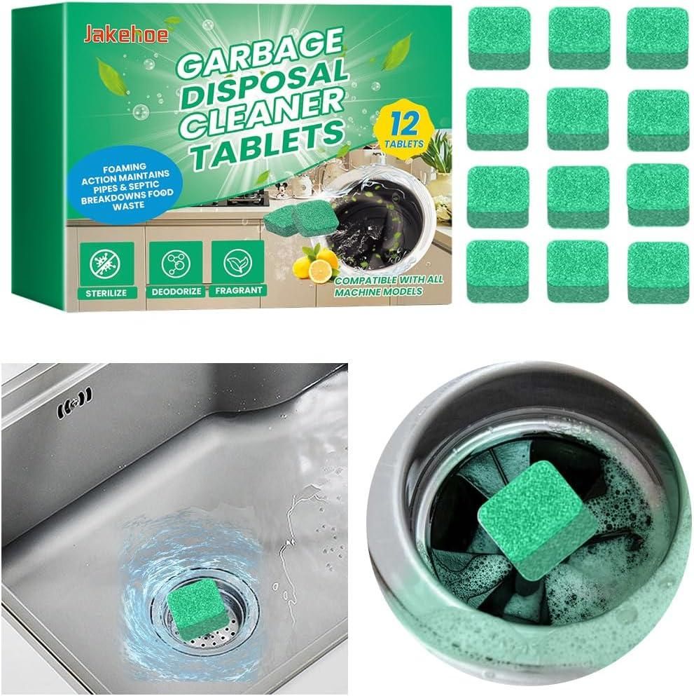 Garbage Disposal Cleaner Deodorizer Tablets (Pack of 12) - Home Improvement