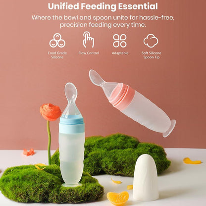 Premium Baby Food Squeeze Feeder Spoon - Baby Products