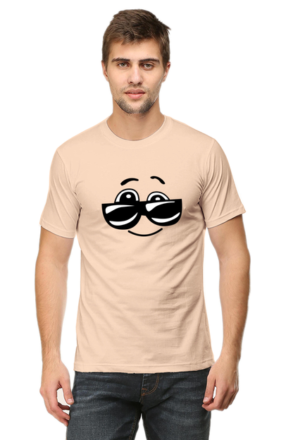 Smiley Round Neck T-Shirts Your Go-To for Casual Wear