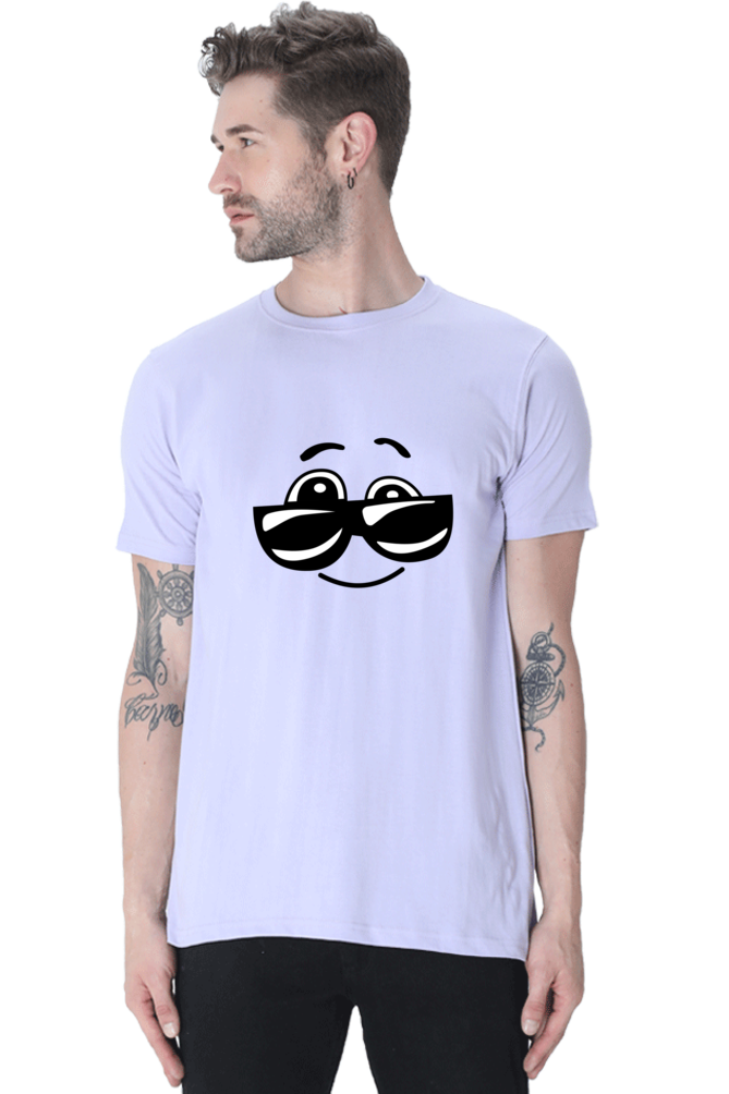 Smiley Round Neck T-Shirts Your Go-To for Casual Wear