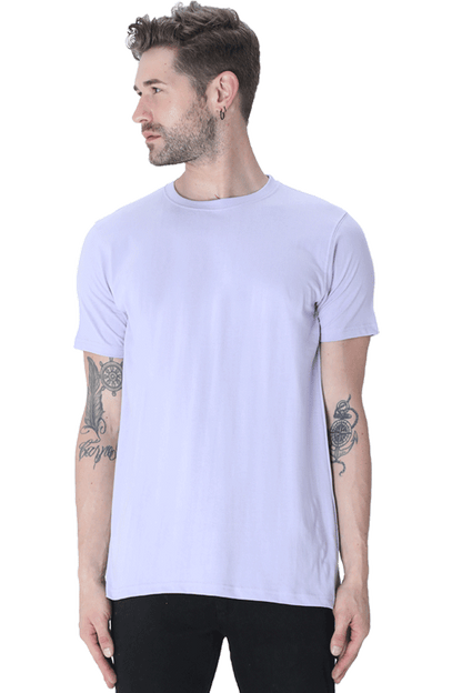 Unisex Round Neck Plain T-Shirt - Classic Fit, Versatile, and Perfect for Any Outfit