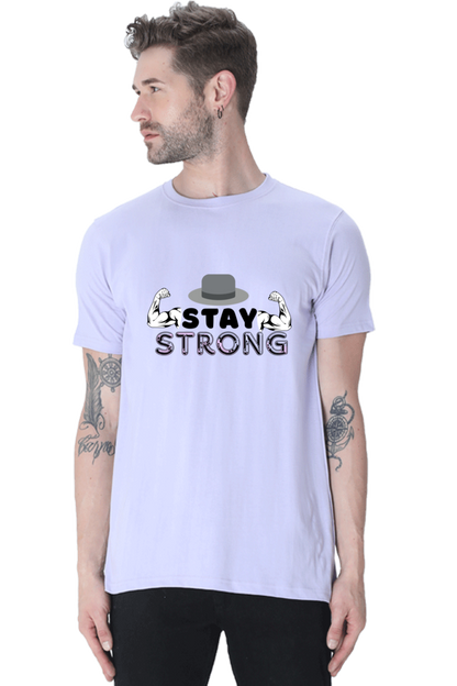 Stay Strong Gym round neck T-shirt for Men