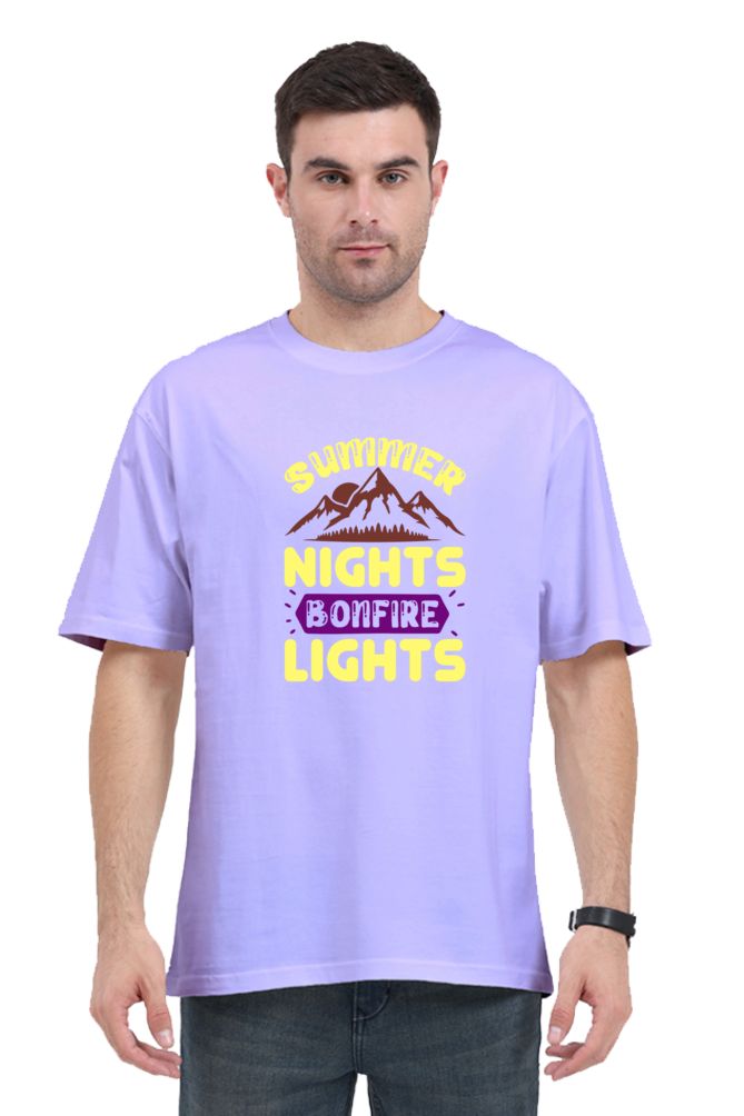 Summer Night Bonfire Light Oversized Classic T-Shirts You’ll Love