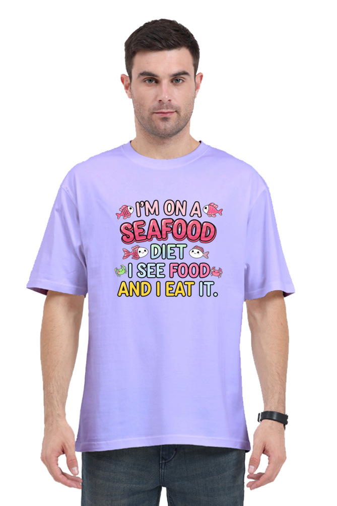 Relax in Sea Food Style with Oversized Classic T-Shirts"