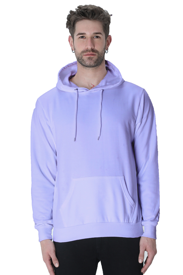 Unisex Plain Hooded Sweatshirt - Effortless Casual Wear