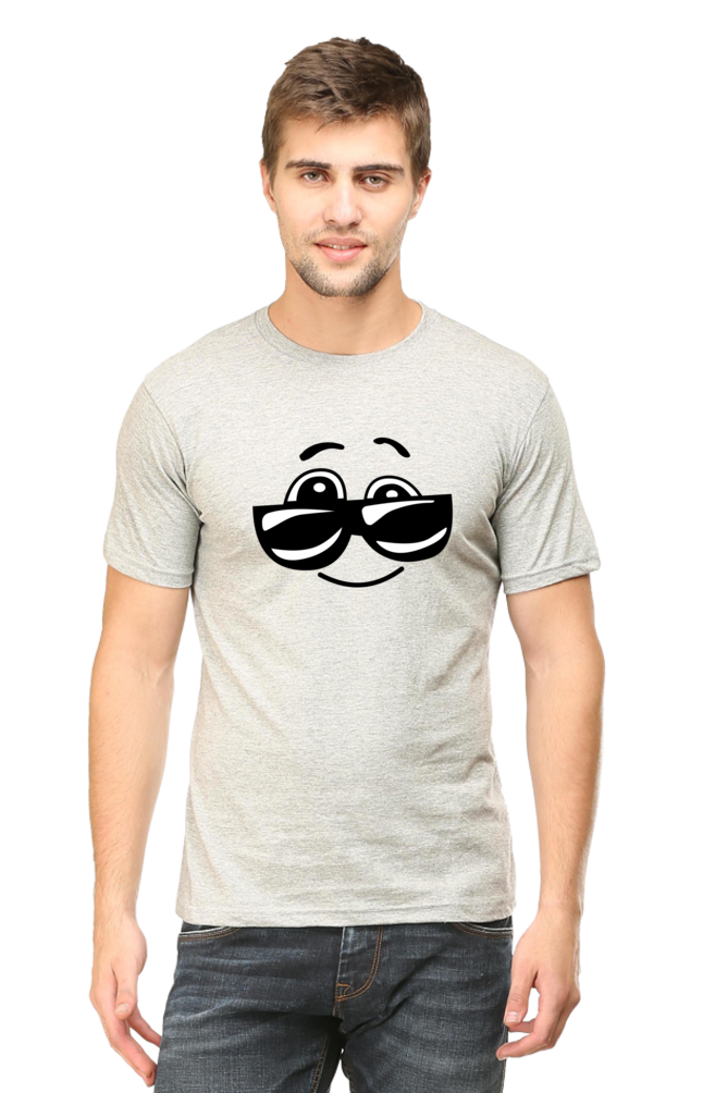 Smiley Round Neck T-Shirts Your Go-To for Casual Wear