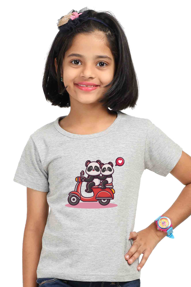 Panda Rider Girls T-Shirt