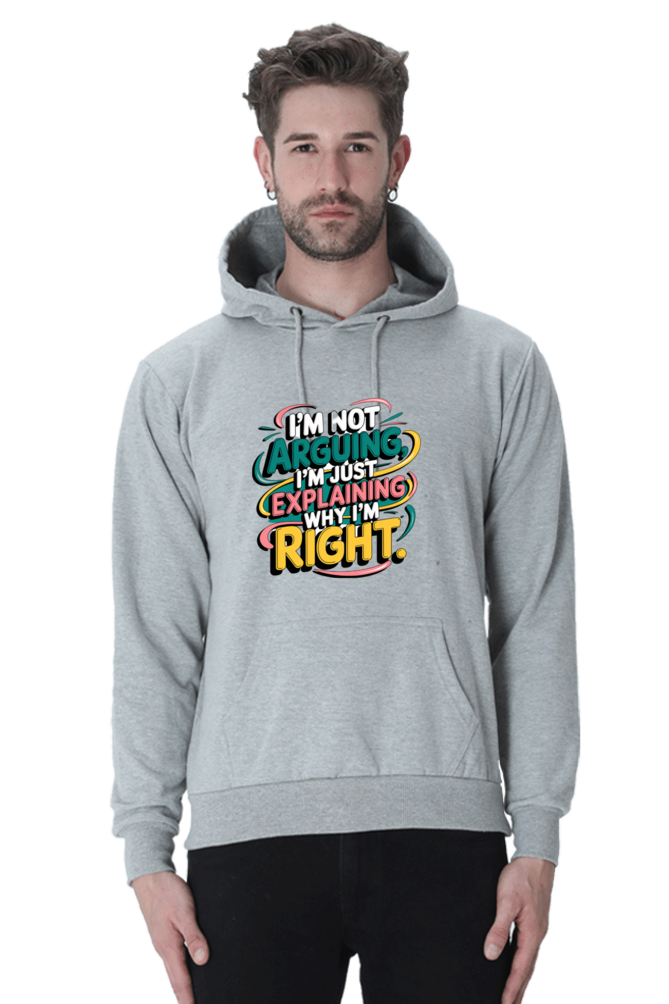 Iam Right printed hoodies - casual & Activewear