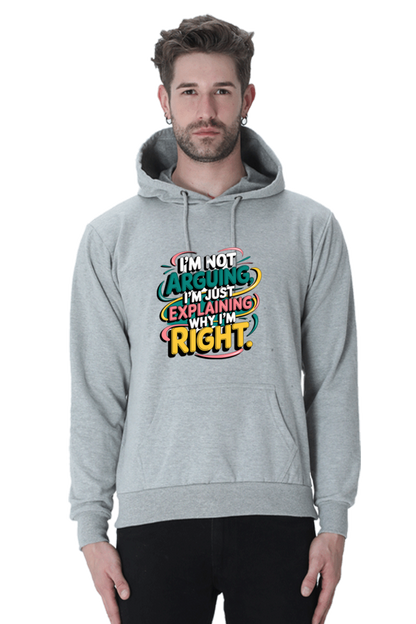 Iam Right printed hoodies - casual & Activewear