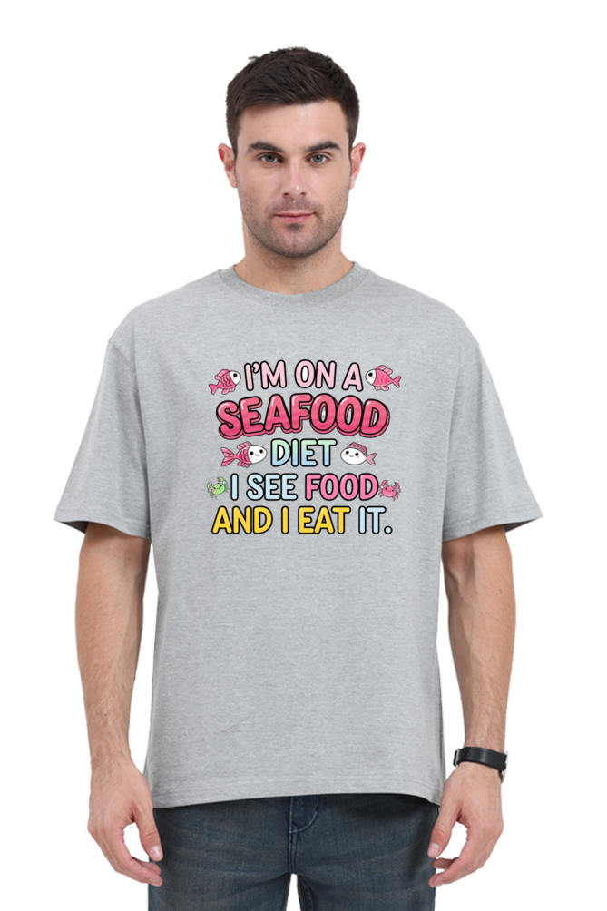 Relax in Sea Food Style with Oversized Classic T-Shirts"