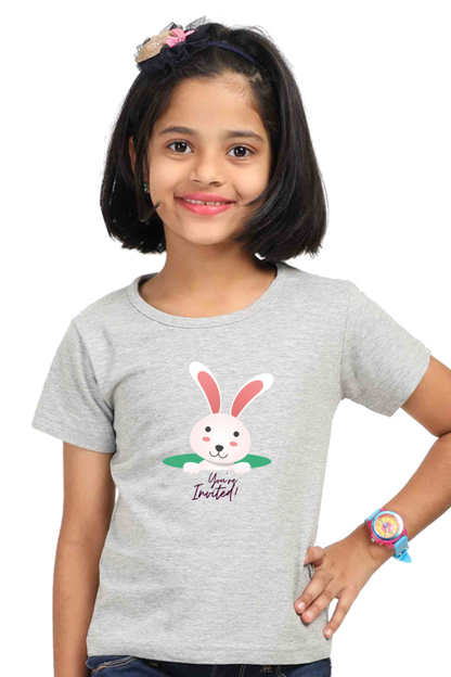 You are Invited bunny Girls Tees