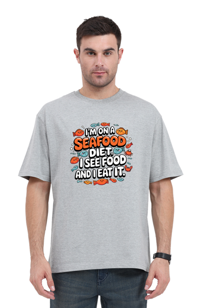 Sea Food Diet Timeless Oversized Classic T-Shirts for Effortless Style