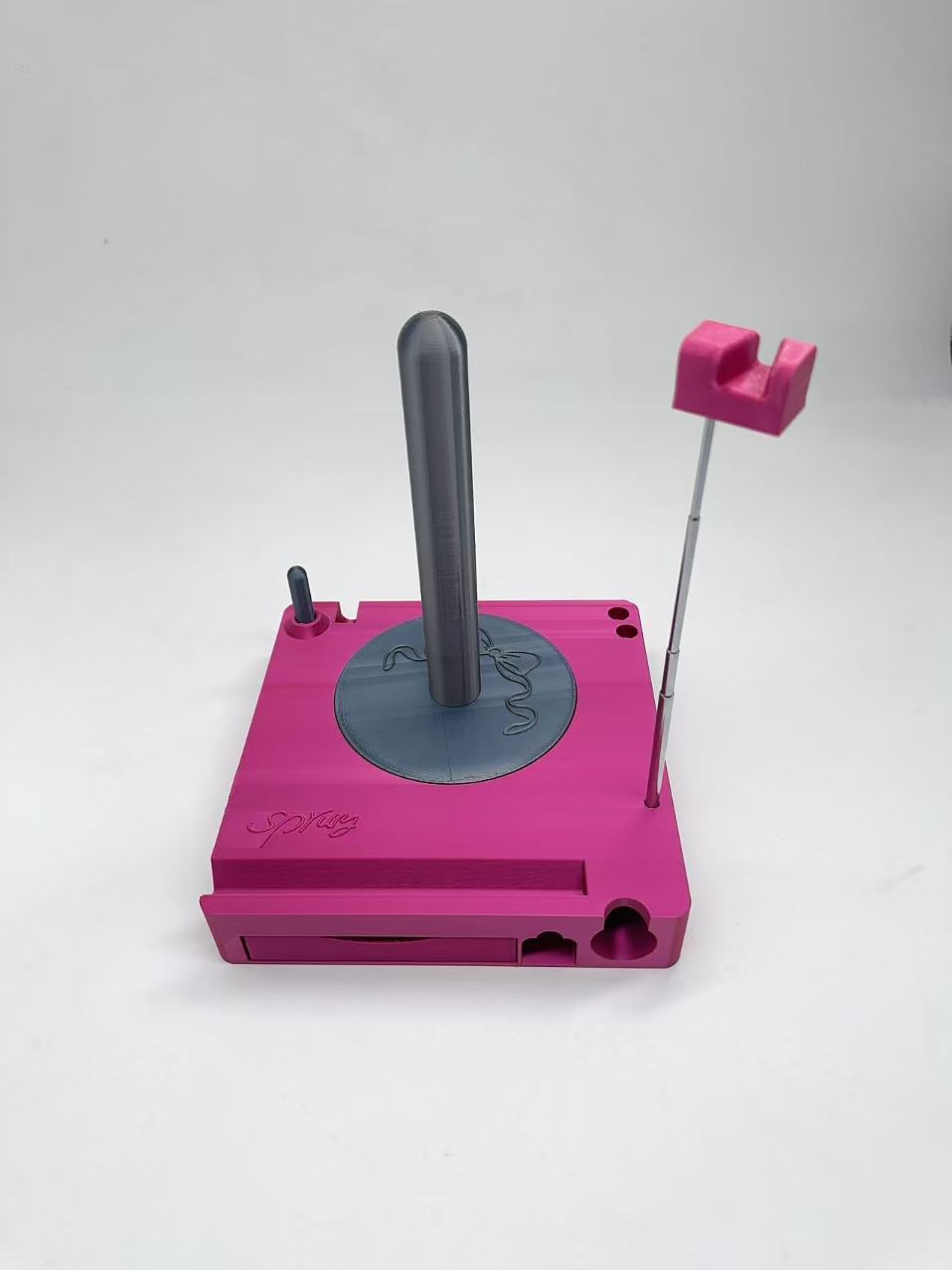 Cross-border Multi-Functional Yarn Spool Box Shiny Portable Multifunctional Yarn Shaft Box