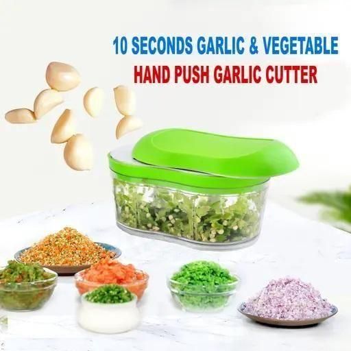 Manual Hand Push Chopper Slicer Container - Kitchen Appliances