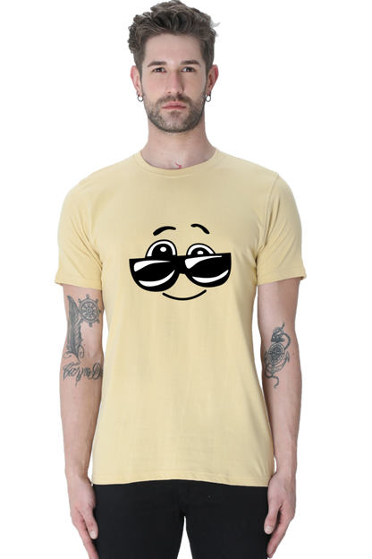 Smiley Round Neck T-Shirts Your Go-To for Casual Wear