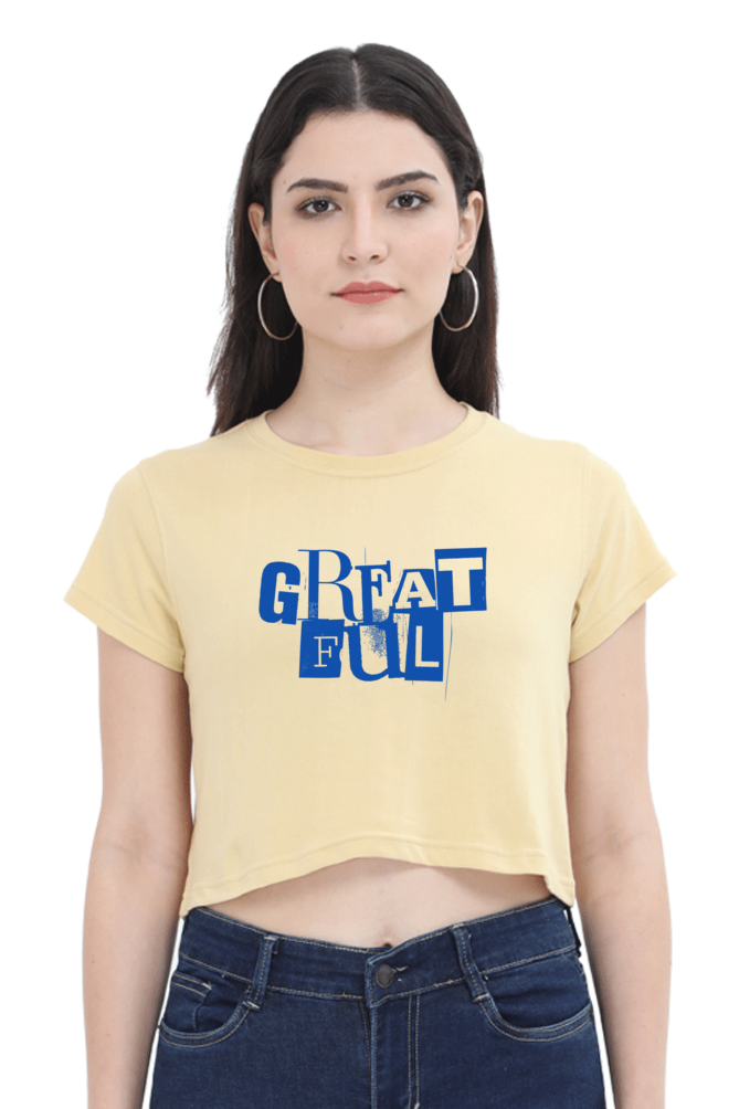 Women's Graphic Crop Tops – Express Your Style