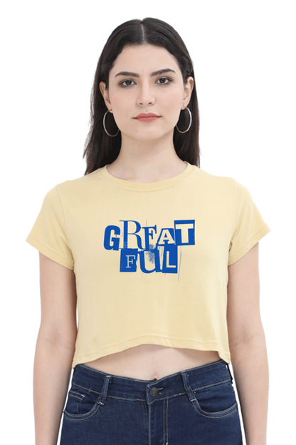 Women's Graphic Crop Tops – Express Your Style