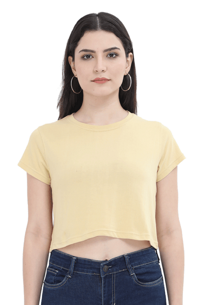 Plain women's Crop Top - Casual and Cool Looks