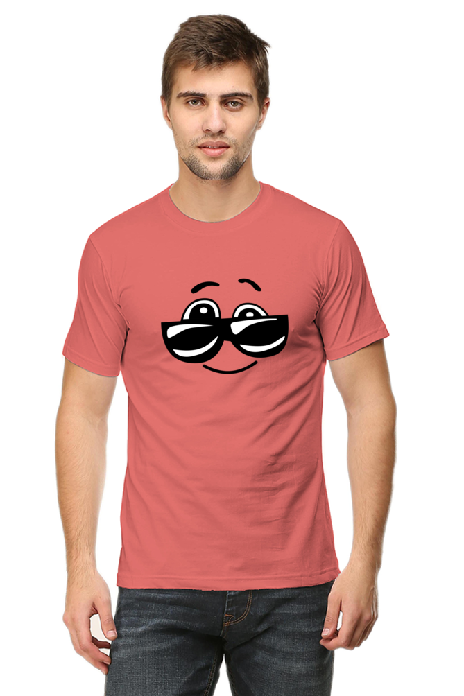 Smiley Round Neck T-Shirts Your Go-To for Casual Wear