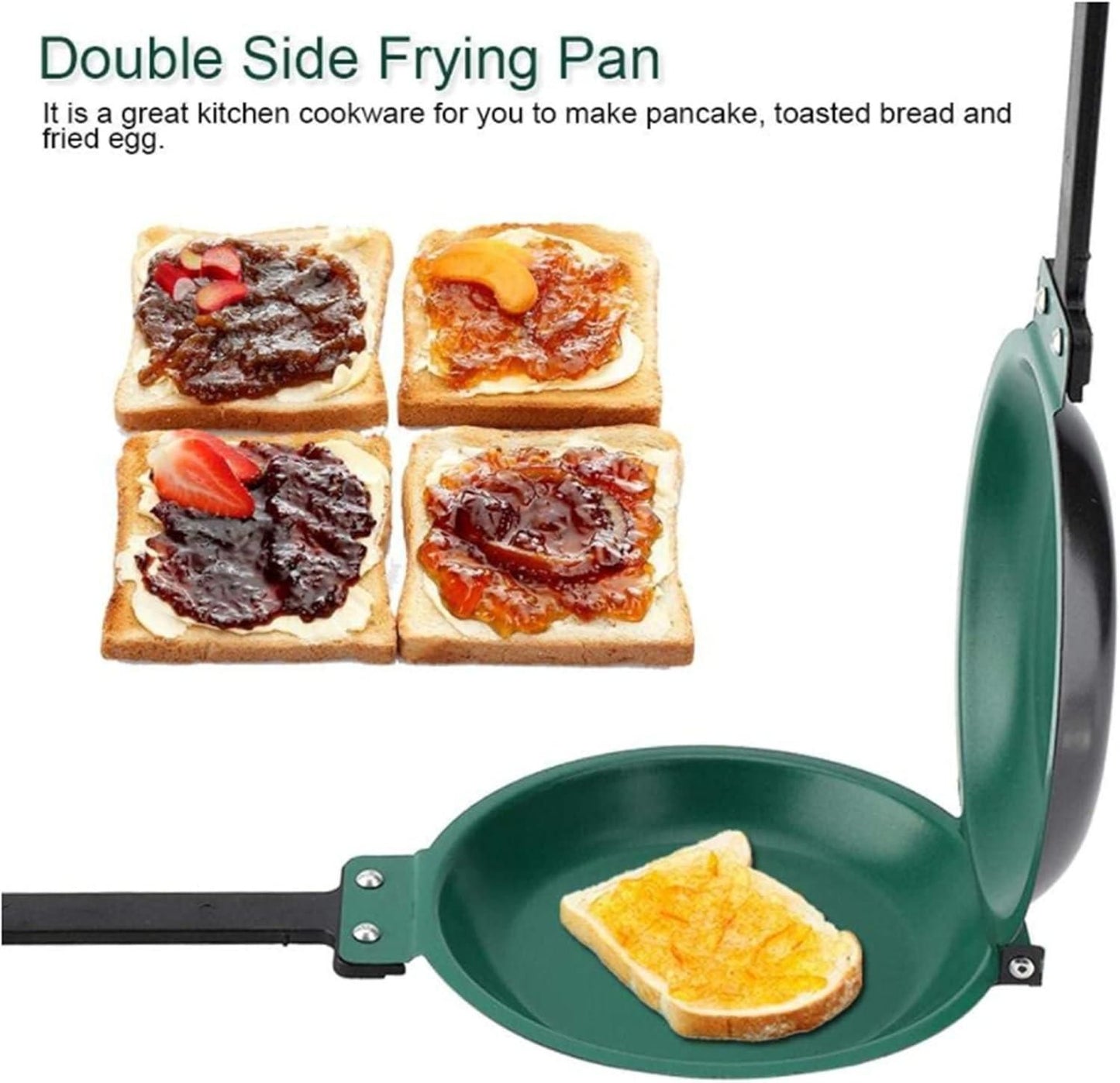 Double Side Nonstick Frying Pan - Kitchen Appliances