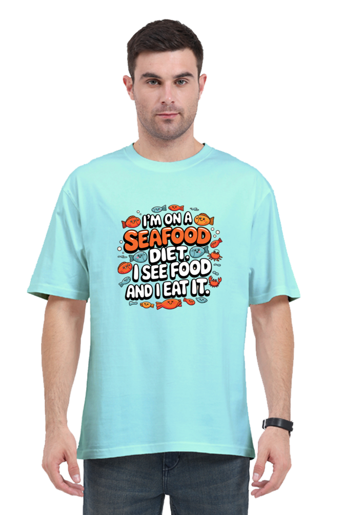 Sea Food Diet Timeless Oversized Classic T-Shirts for Effortless Style