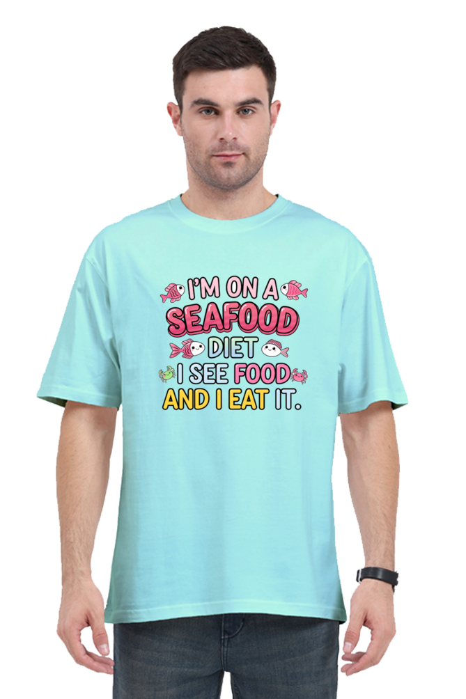 Relax in Sea Food Style with Oversized Classic T-Shirts"