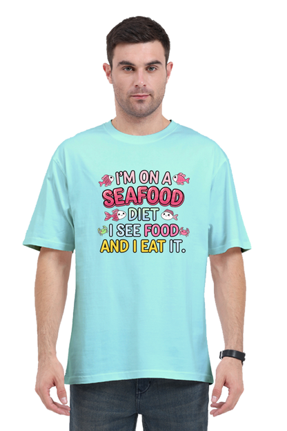 Relax in Sea Food Style with Oversized Classic T-Shirts"