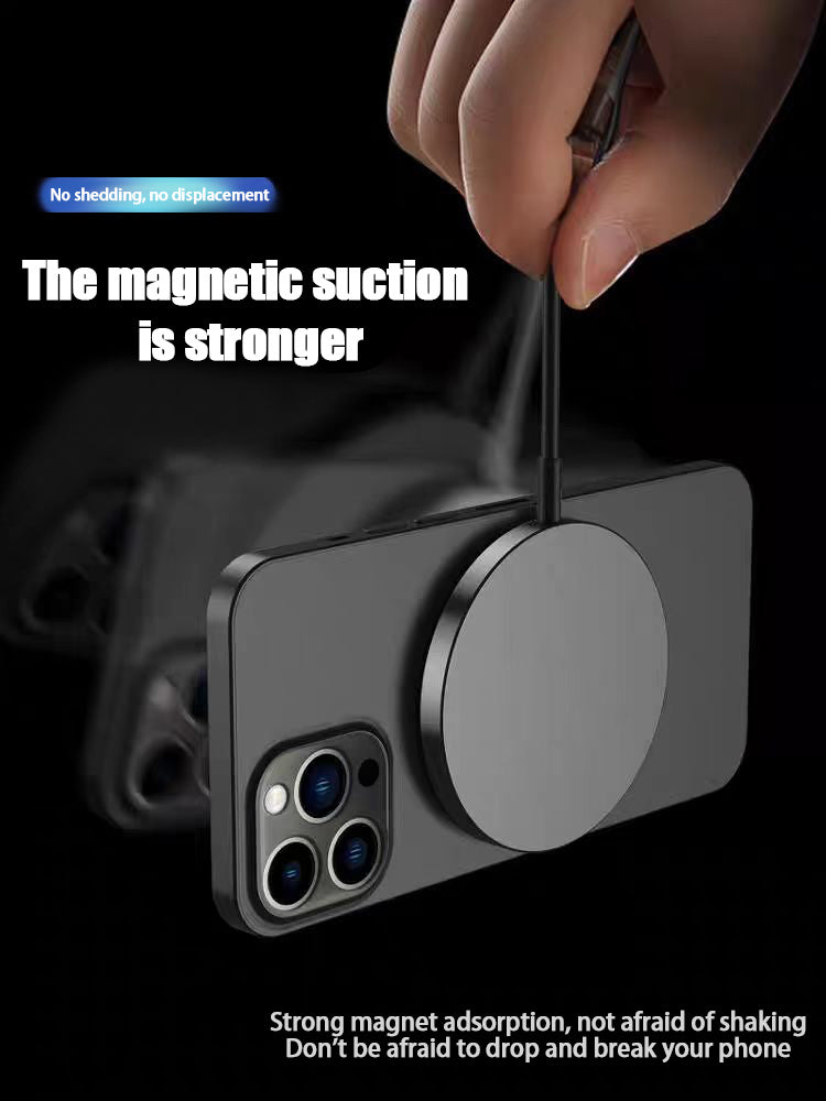 Qi Wireless Charger 15W | Magnetic Fast Charging for iPhone 12–16