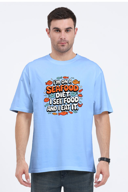 Sea Food Diet Timeless Oversized Classic T-Shirts for Effortless Style