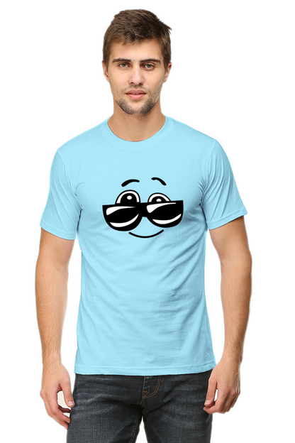 Smiley Round Neck T-Shirts Your Go-To for Casual Wear