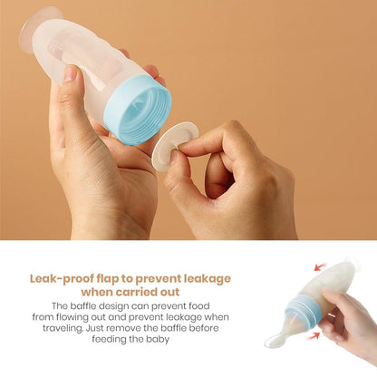 Premium Baby Food Squeeze Feeder Spoon - Baby Products