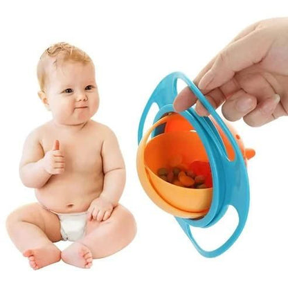 360 Degree Rotation Food Bowl - Baby Products