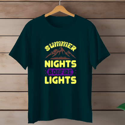 Summer Night Bonfire Light Oversized Classic T-Shirts You’ll Love