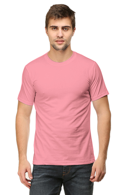 Unisex Round Neck Plain T-Shirt - Classic Fit, Versatile, and Perfect for Any Outfit