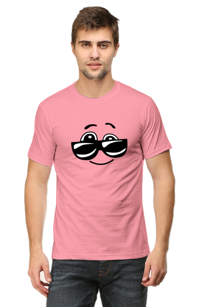 Smiley Round Neck T-Shirts Your Go-To for Casual Wear