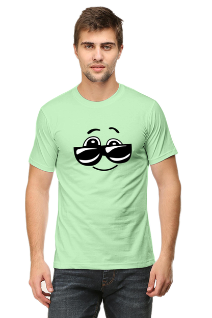 Smiley Round Neck T-Shirts Your Go-To for Casual Wear