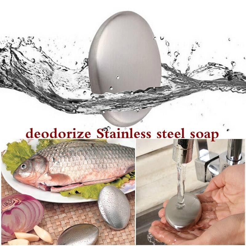 Odor Remover Hand Bar Stainless Steel Soap - Kitchen Appliances