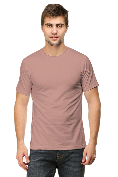 Unisex Round Neck Plain T-Shirt - Classic Fit, Versatile, and Perfect for Any Outfit