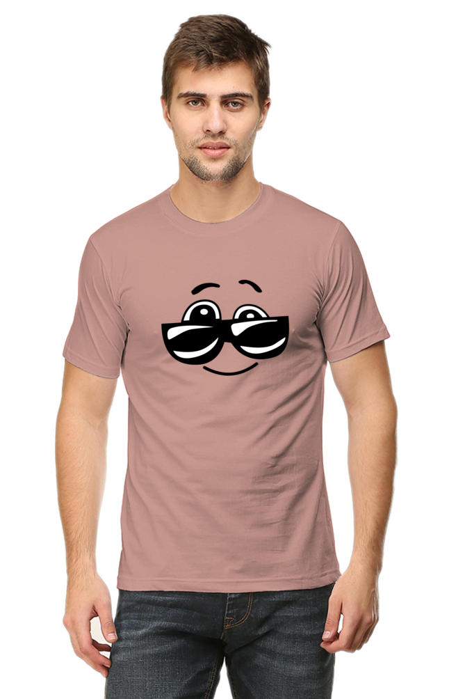 Smiley Round Neck T-Shirts Your Go-To for Casual Wear