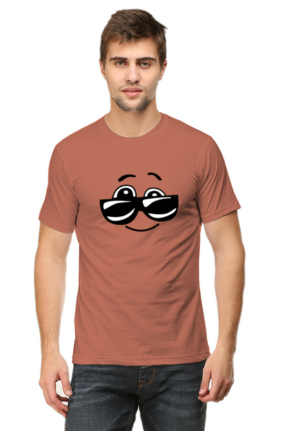 Smiley Round Neck T-Shirts Your Go-To for Casual Wear