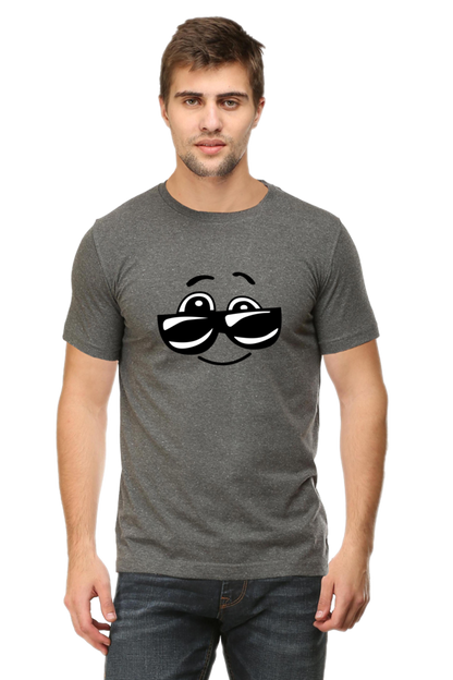 Smiley Round Neck T-Shirts Your Go-To for Casual Wear