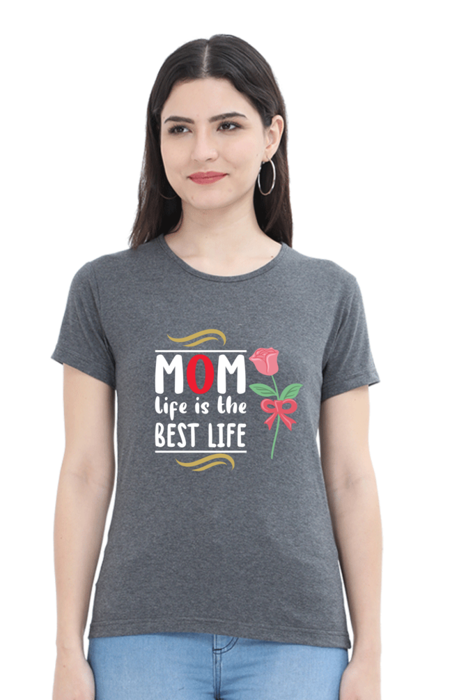 Mom Life printed Women's T-shirt