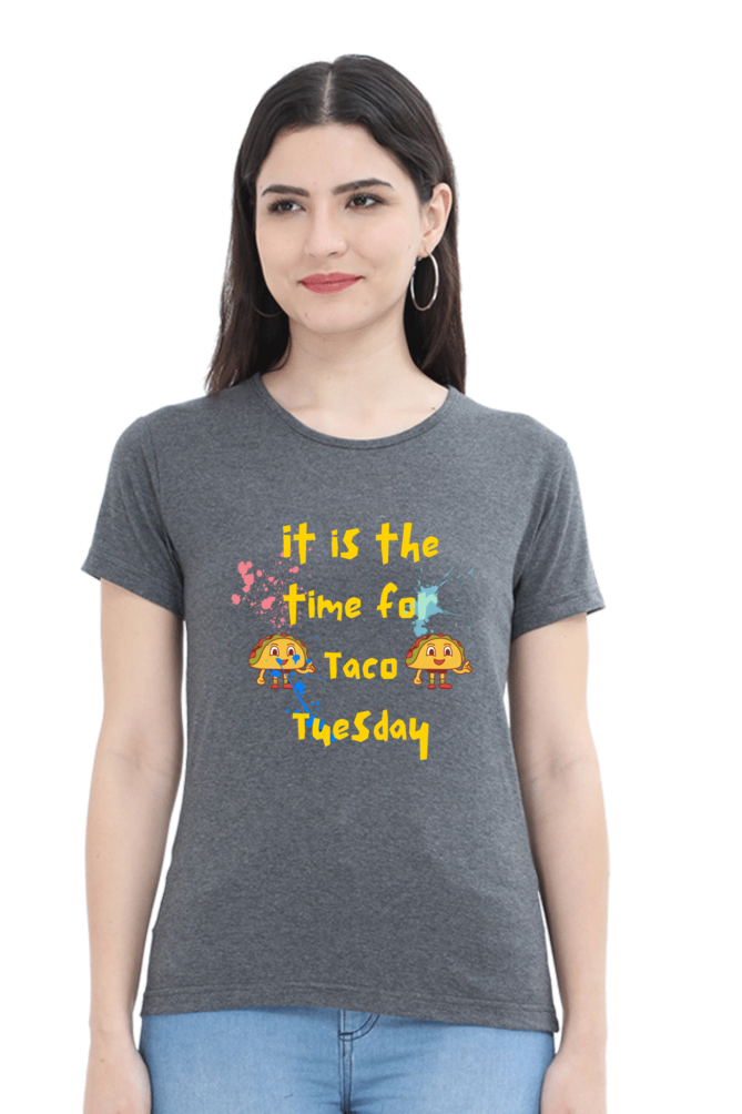 Taco Tuesday graphics women's Tshirt