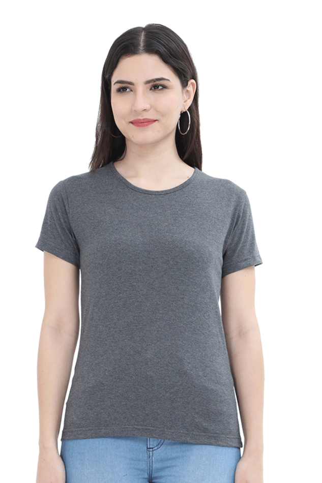 Plain Women's T-Shirt - Soft, Comfortable, & Fashionable