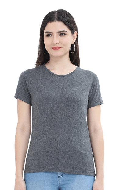 Plain Women's T-Shirt - Soft, Comfortable, & Fashionable