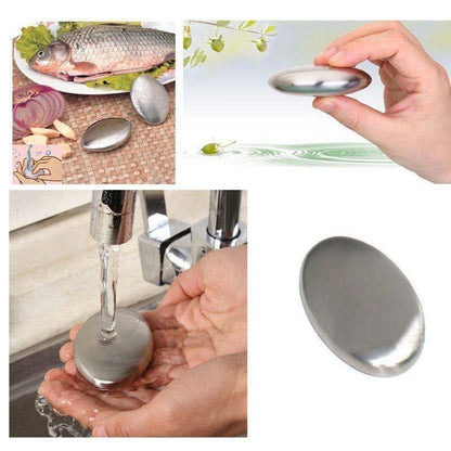 Odor Remover Hand Bar Stainless Steel Soap - Kitchen Appliances