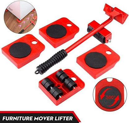 Furniture Lifter -Furniture Lifter Mover Tool Set Heavy Duty Furniture Shifting Lifting Moving Tool with Wheel Pads - Home Improvement