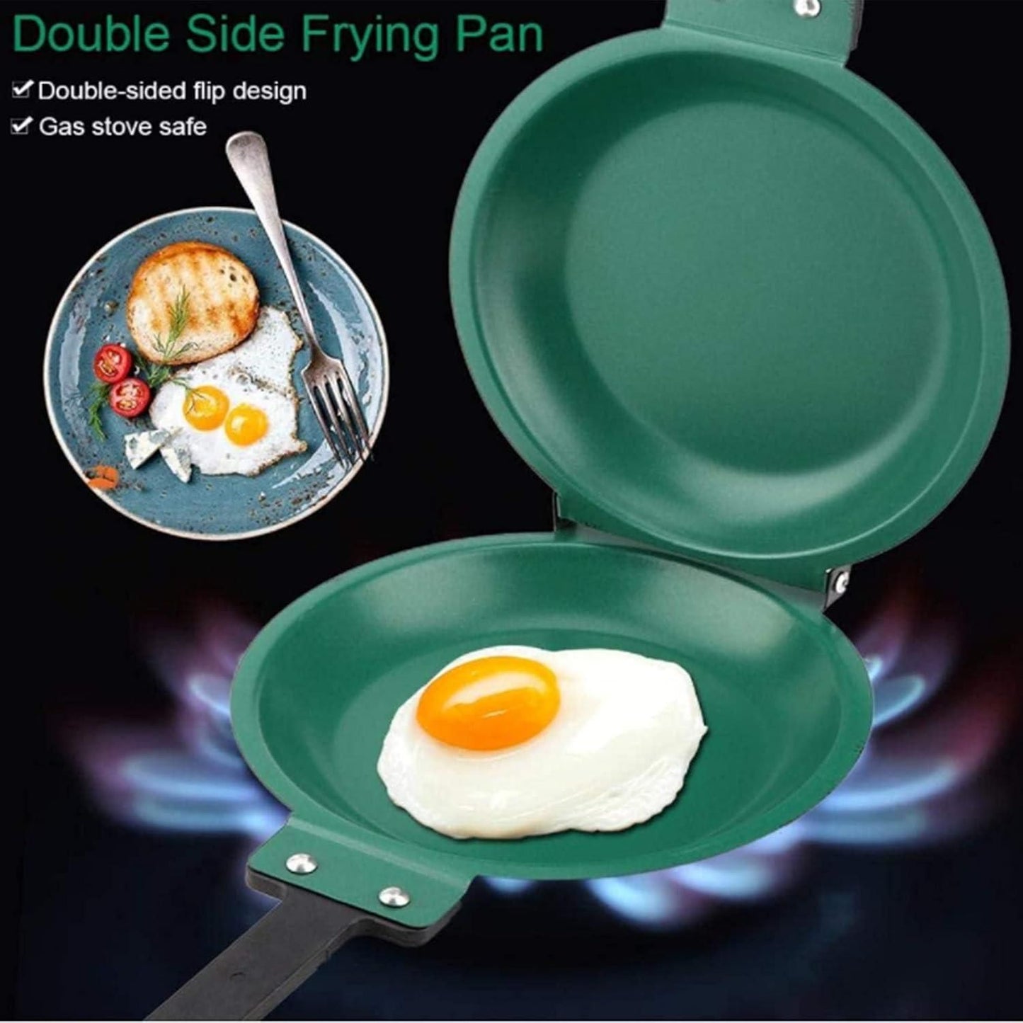 Double Side Nonstick Frying Pan - Kitchen Appliances