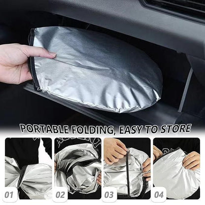 Folding Car Window Sunshade Cover - Car Accessories