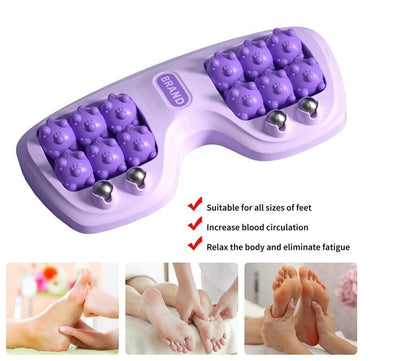 Foot Massager 12 Balls Roller 4 Magnetic Beads - Health Care